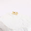 1 Pair Elegant Snowflake Elk 14K Gold Plated Asymmetric Ear Studs