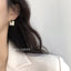 Elegant Vintage Square 18K Gold Plated Drop Earrings with Colorful Shell Inlay