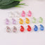 Exaggerated Acrylic Water Droplet Stud Earrings