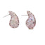 Exaggerated Acrylic Water Droplet Stud Earrings