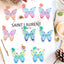 1 Pair Acrylic Butterfly Statement Women's Drop Earrings