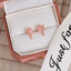 1 Pair Elegant Flower Inlay Copper Zircon Stud Earrings