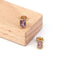 1 Pair Geometric Square Copper Inlay Zircon Stud Earrings