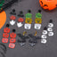 1 Pair Halloween Bat & Pumpkin Acrylic Drop Earrings