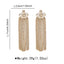 Glamorous Bridal Tassel Rhinestone Drop Earrings