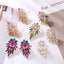 Glamorous Geometric Rhinestone Gold Plated Alloy Earrings