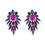 Glamorous Geometric Rhinestone Gold Plated Alloy Earrings