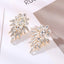 Glamorous Geometric Rhinestone Gold Plated Alloy Earrings