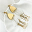 Hawaiian Irregular Chain Tassel Stainless Steel Crystal Geometric Shell Leaf Drop Earrings