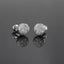 1 Pair Hip-Hop Pentagram Copper Zircon Stud Earrings