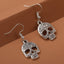 1 Pair Hip-Hop Punk Skull Geometric Zinc Alloy Drop Earrings for Women