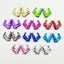1 Pair Hip-Hop Acrylic Plating Fluid Punk Earrings