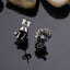 Hip-hop Retro Punk Skull Titanium Steel Stud Earrings