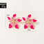 IG Style Ethnic Flower Enamel Alloy Layered Earrings