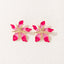 IG Style Ethnic Flower Enamel Alloy Layered Earrings