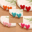 1 Pair Heart Shape Acrylic Stud Earrings - 2024 Valentine's Day Collection