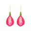 IG Style Enamel Tulip Flower Drop Earrings