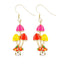 1 Pair IG Style Colorful Mushroom Enamel Zinc Alloy Drop Earrings for Women