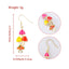 1 Pair IG Style Colorful Mushroom Enamel Zinc Alloy Drop Earrings for Women