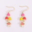 1 Pair IG Style Colorful Mushroom Enamel Zinc Alloy Drop Earrings for Women