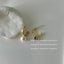 1 Pair Y2K Sweet Asymmetrical Pearl Zircon 18K Gold Plated Drop Earrings