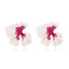 Pastoral Floral Enamel Alloy Stud Earrings for Women