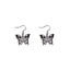 Gothic Butterfly Skull & Halloween Pumpkin Ghost Drop Earrings