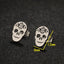 1 Pair Gothic Skull Stainless Steel Stud Earrings