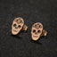 1 Pair Gothic Skull Stainless Steel Stud Earrings