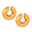 1 Pair Minimalist 18K Gold Plated Titanium Steel Ear Cuffs for Women