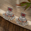 Retro Bohemian Geometric Alloy Zircon Tassel Drop Earrings for Women