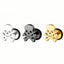 1 Pair Retro Skull Plating 304 Stainless Steel Ear Studs