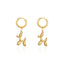 1 Pair Simple Style Animal Plating Titanium Steel Earrings