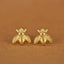 Simple Bee Alloy Plated Women's Stud Earrings