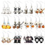 1 Pair Halloween Cartoon Character Acrylic Drop Earrings