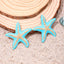 Simple Starfish Alloy Stud Earrings for Women