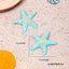 Simple Starfish Alloy Stud Earrings for Women