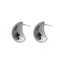 Simple Crescent Water Droplet Alloy Earrings for Women