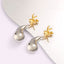 1 Pair Geometric Stainless Steel Starfish Hollow Drop Earrings for Women