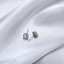 1 Carat Geometric Square Moissanite Sterling Silver Stud Earrings