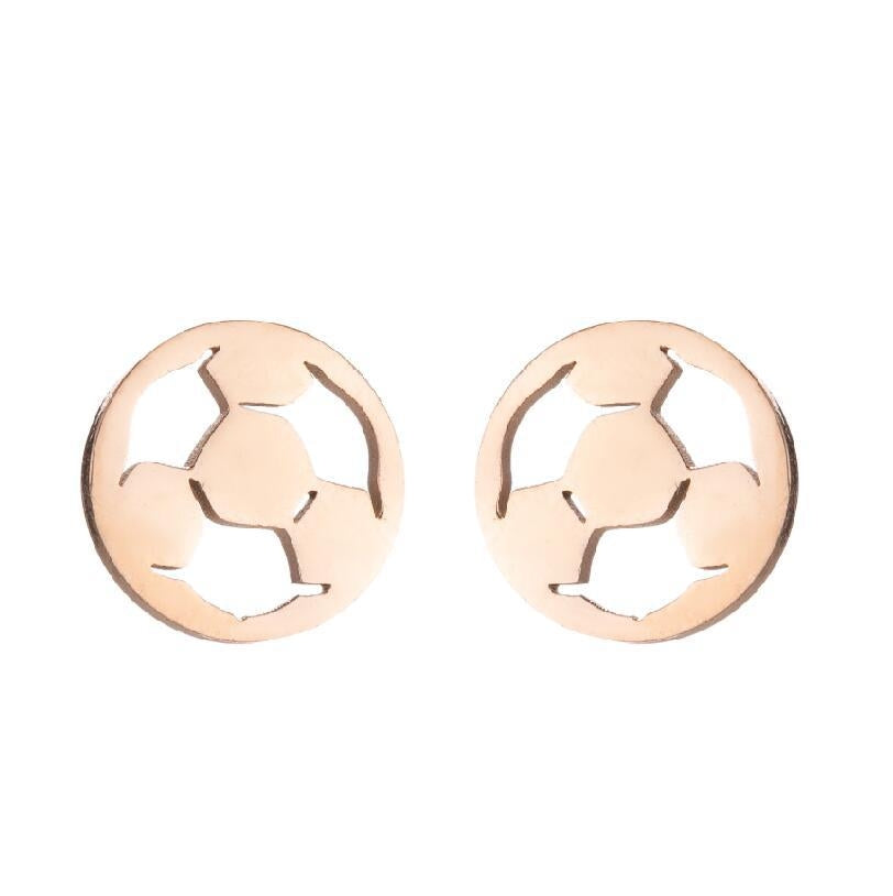 1 Pair Geometric Letter Stainless Steel Earrings