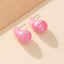 1 Pair Vintage Water Droplet Resin Acrylic Earrings