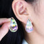 1 Pair Minimalist Water Droplet Acrylic Earrings