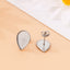 "Stainless Steel Water Drop Earrings - Plated Titanium Steel Jewelry for Women"