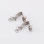 1 Pair Minimalist 18K Gold Plated Stainless Steel Hoop Earrings