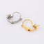 1 Pair Stainless Steel Gold Plated Pearl Hook Earrings for Women