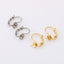 1 Pair Stainless Steel Gold Plated Pearl Hook Earrings for Women