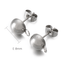 1 Pair Stainless Steel Gold Plated Minimalist Hoop Stud Earrings for Women
