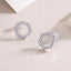 1 Pair Sterling Silver 925 Moissanite Hoop Earrings