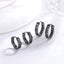 1 Pair Streetwear Geometric Sterling Silver Pixiu Hoop Earrings